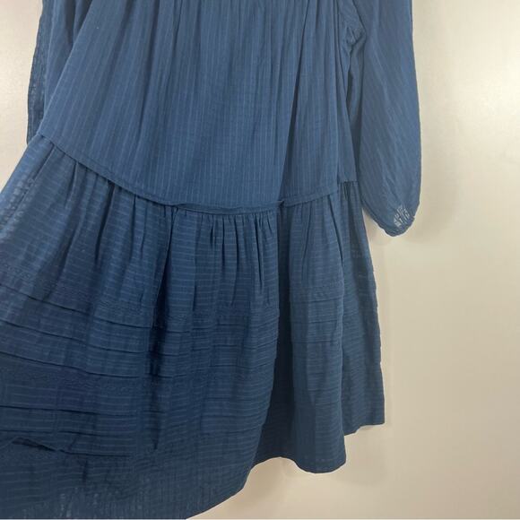 Free People Navy Off-Shoulder Mini Dress - Picture 7 of 14